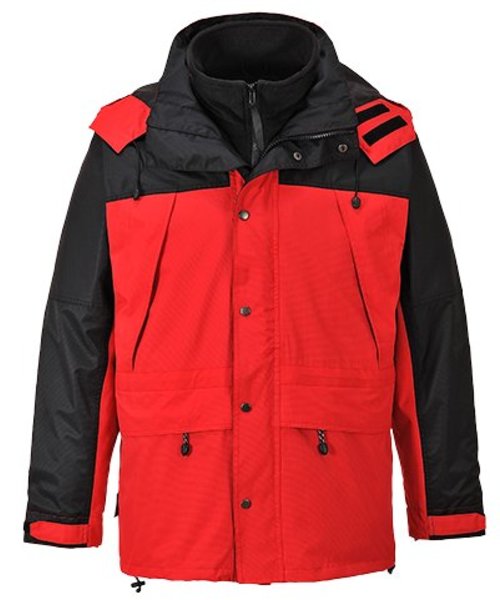 Portwest S532 - Orkney 3 in 1 atmungsaktive Jacke - Red - R