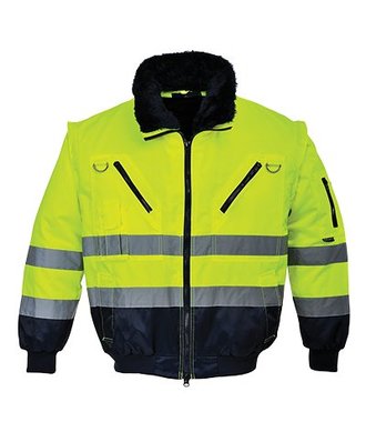 PJ50 - Blouson pilote 3 en 1 haute visibilité - YeNa - R