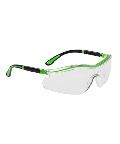 Portwest PS34 - Neon Safety Spectacle - Clear - R