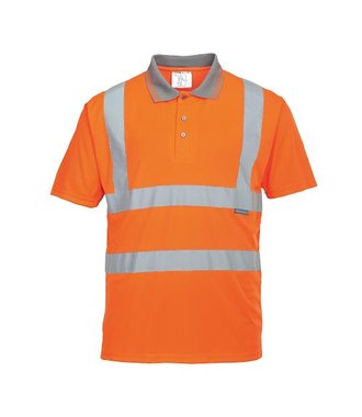 RT22 - Hi-Vis Korte Mouw Polo RIS - Orange - R