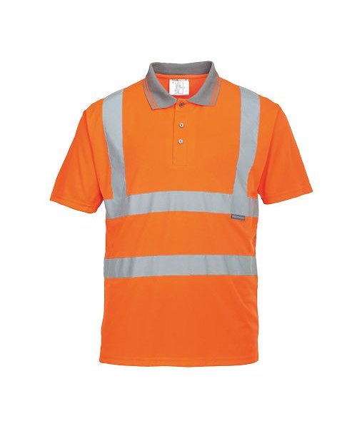 Portwest RT22 - Hi-Vis Korte Mouw Polo RIS - Orange - R