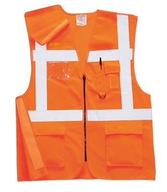 RT26 - Executive Spoorwegvest RIS - Orange - R