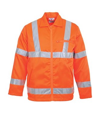 RT40 - Hi-Vis Poly-katoen Jack - Orange - R