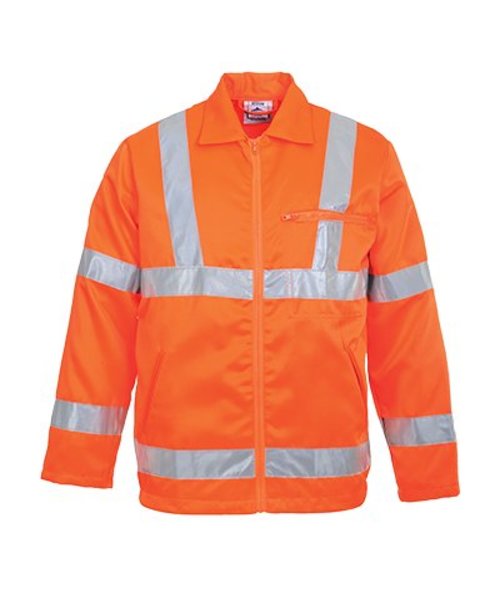 Portwest RT40 - Hi-Vis Poly-cotton Jacket RIS - Orange - R