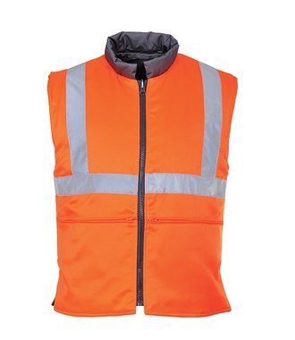 RT44 - Gilet de froid Réversible RIS - Orange - R