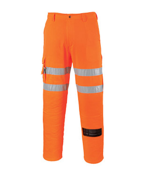 Portwest RT46 - Rail Combat Trousers - Orange - R