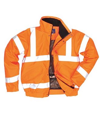 RT62 - Atmungsaktive Warnschutz-Bomber-Jacke - Orange - R