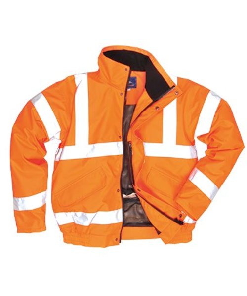 Portwest RT62 - Atmungsaktive Warnschutz-Bomber-Jacke - Orange - R