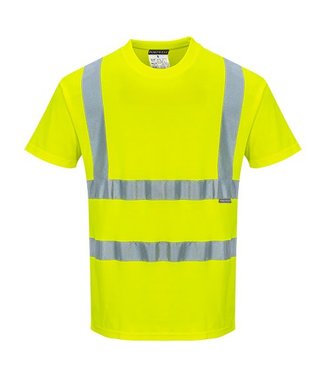 S170 - T-shirt Hi-vis MC coton comfort - Yellow - R