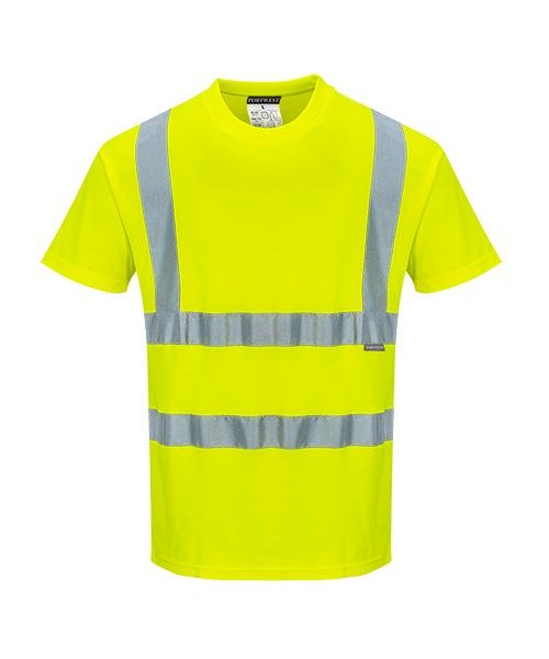 Portwest S170 - Baumwoll-Comfort-Kurzarmshirt - Yellow - R