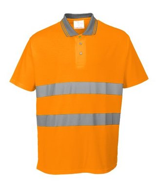 S171 - Baumwoll Komfort Poloshirt - Orange - R