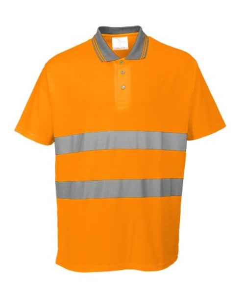 Portwest S171 - Baumwoll Komfort Poloshirt - Orange - R