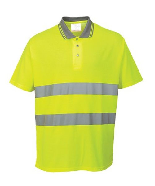 Portwest S171 - Baumwoll Komfort Poloshirt - Yellow - R