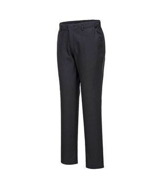 S232 - Pantalon Chino coupe slim avec stretch - Black - R