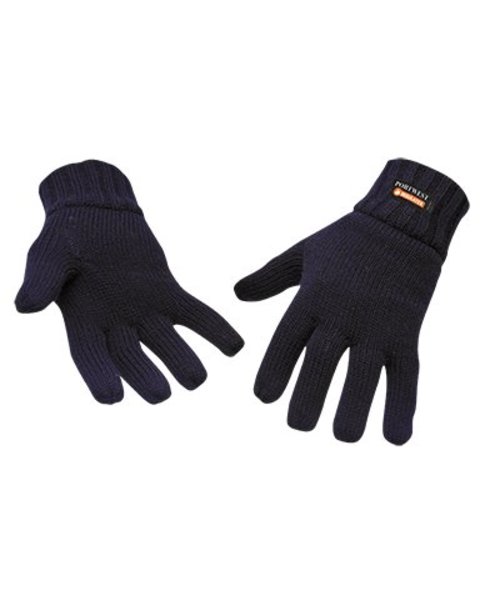 Portwest GL13 - Gebreide Handschoen Gevoerd met Insulatex - Navy - R