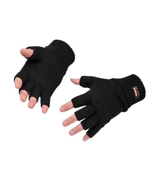 Portwest GL14 - Fingerfreie Insulatex Strick-Handschuhe - Black - R