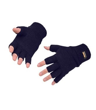 GL14 - Fingerfreie Insulatex Strick-Handschuhe - Navy - R