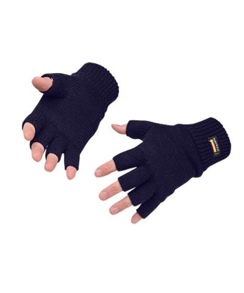 Portwest GL14 - Fingerless Knit Insulatex Glove - Navy - R