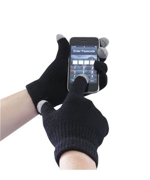 Portwest GL16 - Touchscreen Gebreide Handschoen - Black - R