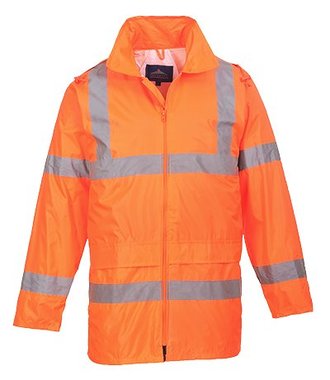 H440 - Warnschutz-Regenjacke - Orange - R