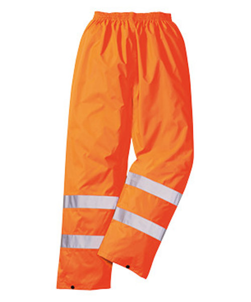 Portwest H441 - Hi-Vis Rain Trousers - Orange - R