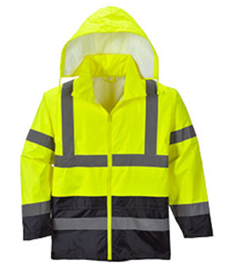 H443 - Veste de pluie Hi-Vis bicolore - YeNa - R