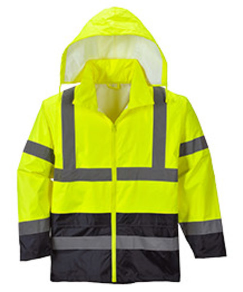 Portwest H443 - Hi-Vis Classic Contrast Rain Jacket - YeNa - R