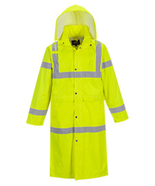 Portwest H445 - Hi-Vis Coat 122cm - Yellow - R