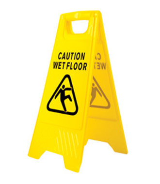 HV20 - Wet Floor Warning Sign - Yellow - R