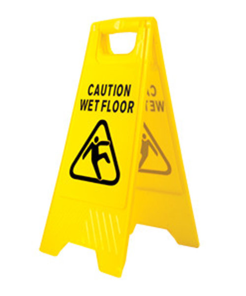 Portwest HV20 - Wet Floor Warning Sign - Yellow - R