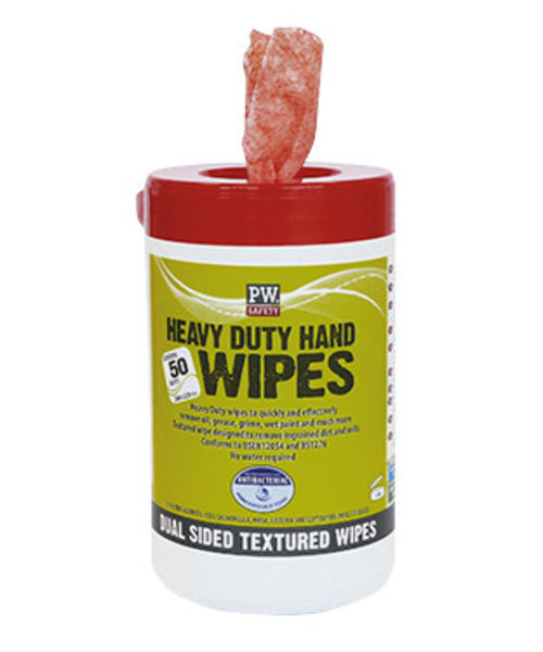 Portwest IW30 - Heavy Duty Hand Wipes (50 Wipes) - Orange - R