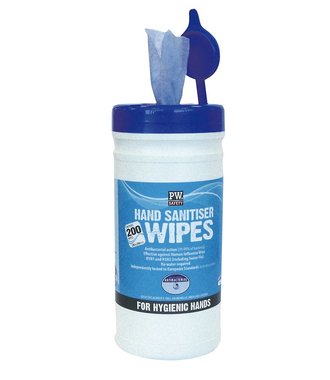 IW40 - Hand Sanitiser Wipes (200 Wipes) - Blue - U