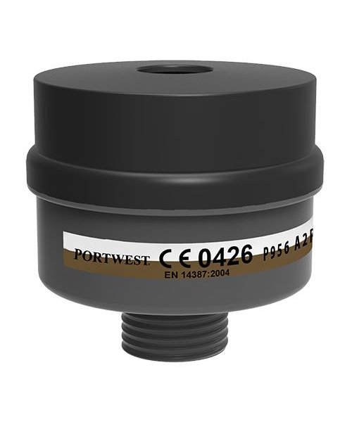 Portwest P956 - A2P3 Combination Filter Universal Tread - Black - R