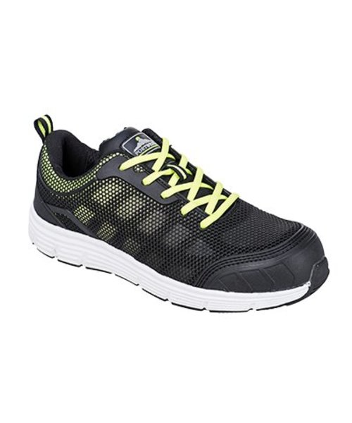 Portwest FT15 - Steelite Tove Trainer S1P - BkGrn - N