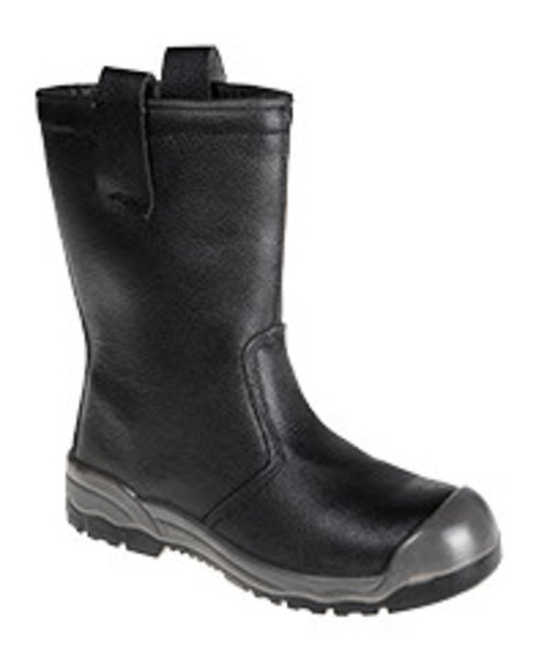 Portwest FW13 - Steelite Rigger Boot S1P CI (With scuff cap) - Black - R