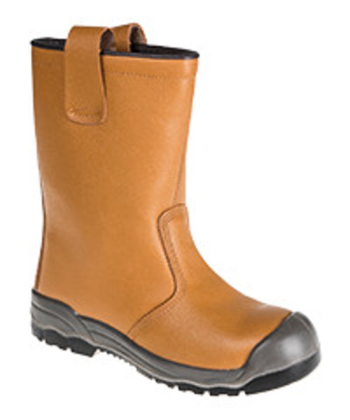 Portwest FW13 - Steelite Rigger Boot S1P CI (With scuff cap) - Tan - R