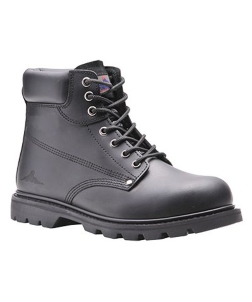 Portwest FW16 - Steelite Rahmengenähter Sicherheitschnürstiefel SBP HRO - Black - R