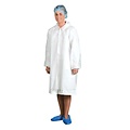 Portwest D118 - Disposable Visitors Coat PP - White - R