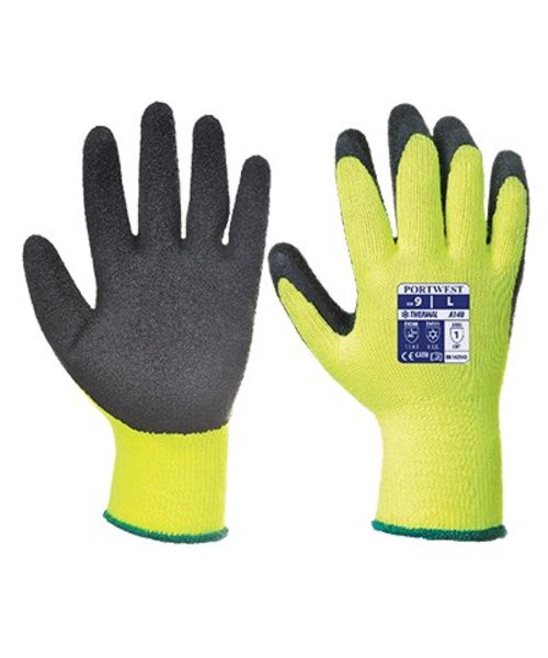 Portwest A140 - Thermal Grip Glove - Black - R