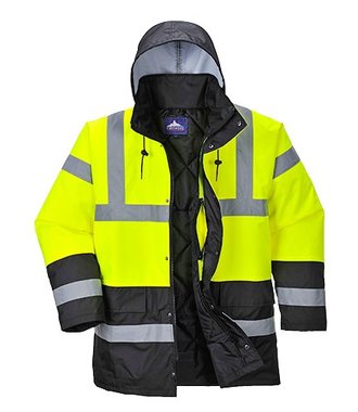 S466 - Hi-Vis Twee Kleuren Verkeersjack - YeBk - R