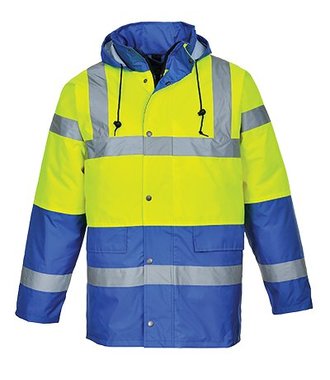 Portwest S464 Contrast Plus Bomber Jacket Yellow