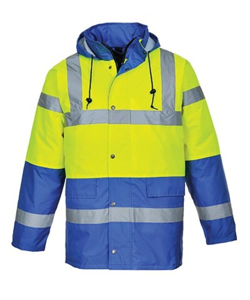 Portwest S466 - Hi-Vis Contrast Traffic Jacket - YeRb - B