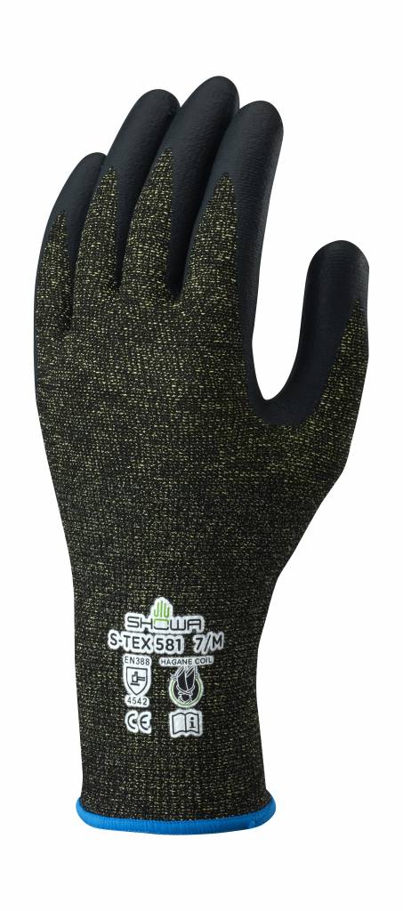 Onderzoek het Bandiet Obsessie S-TEX 581 snijwerende touchscreen handschoenen met grip op vette  oppervlakken