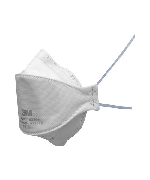 3M Safety 3M Masque anti-poussière 9320+ Aura FFP2 Blanc sans soupape d'expiration