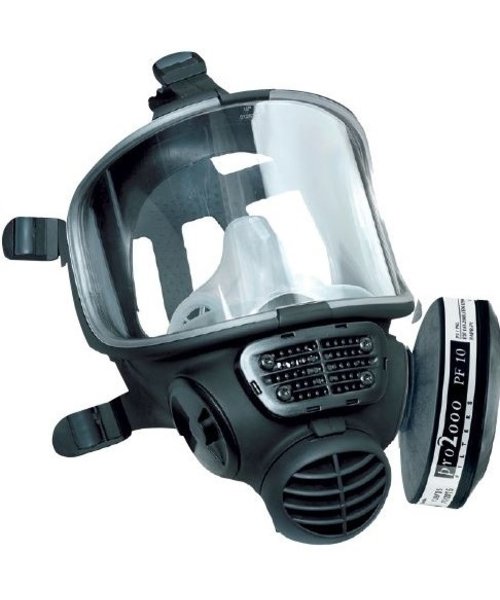 3M Safety Scott FM3 full face mask with A2B2P3 filter for protection against fine dust, viruses and chemicals
