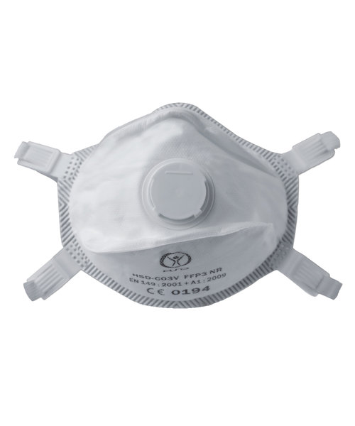 Dust mask FFP3 NR + Valve HSD-C03V - per 80 pieces