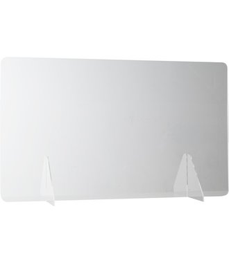 Desk prevention screen 100x60cm 3mm