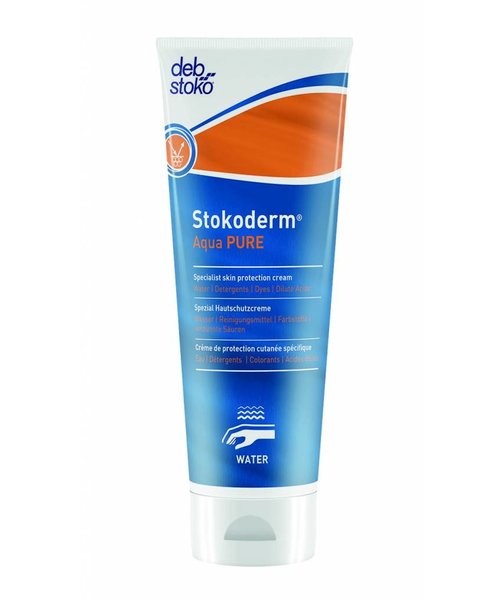 Deb Stoko Stokoderm Aqua PURE - 100 ml de protection de la peau contre les produits chimiques