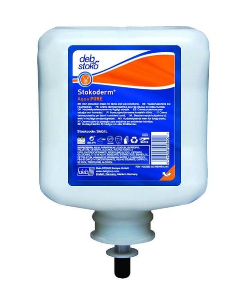 Deb Stoko Stokoderm  Aqua PURE - 1L huidbescherming tegen chemicaliën