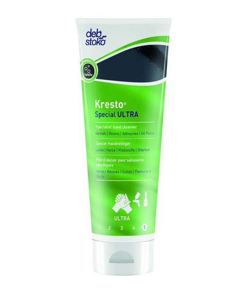 Deb Stoko Kresto Special ULTRA - 250 ml Reinigungspaste zum Entfernen von Farbe, Lack oder Klebstoffen